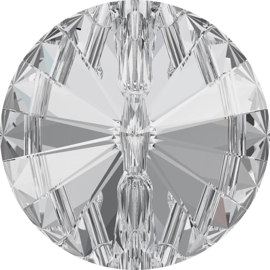 Swarovski 3015 Düğme 23mm Crystal (001) Parlak Kristal Düğme