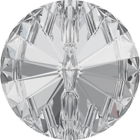 Swarovski 3015 Düğme 23mm Crystal (001) Parlak Kristal Düğme