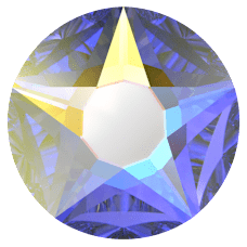 2100 SS40 Crystal AB (001AB) Foiled - Janjan Yıldız Kesimli Altı Düz Kristal Taş