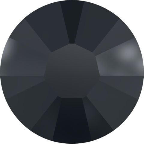 Swarovski 2038 SS6 Jet Hematite (280HEM) Hotfix - 1440 adet - Siyah Ütüyle Yapıştırma Taş