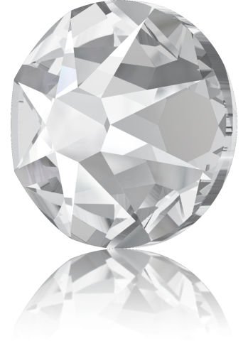 Swarovski 2088 SS16 Crystal (001) Foiled - Yuvarlak Altı Düz Beyaz Kristal Taş