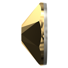 Swarovski 2088 Altı Düz SS34 Crystal Aurum (001AUR) Foyalı - Yuvarlak Altın Renkli Kristal Taş