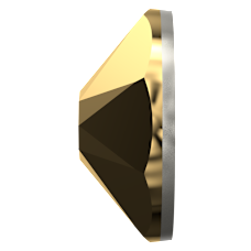 Swarovski 2088 Altı Düz SS30 Crystal Aurum (001AUR) Foyalı - Yuvarlak Altın Renkli Kristal Taş