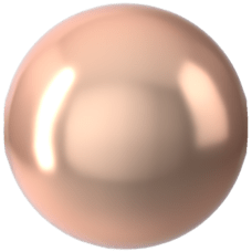 Swarovski 5810 İnci 8mm Crystal Rose Gold Pearl (001 769) - Pembe Altın Renkli Kristal İnci Boncuk