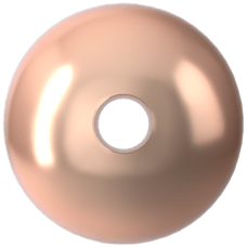 Swarovski 5810 İnci 8mm Crystal Rose Gold Pearl (001 769) - Pembe Altın Renkli Kristal İnci Boncuk